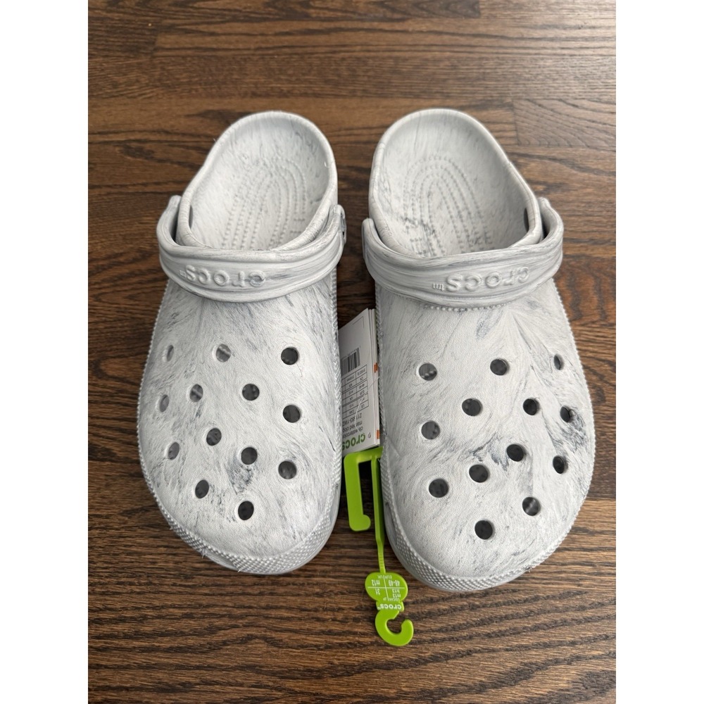New Crocs Classic Watercolor Marbled Clog Roomy Fit 211583-1WZ M8/W10
